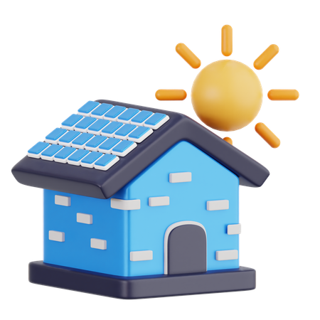 Eco House  3D Icon