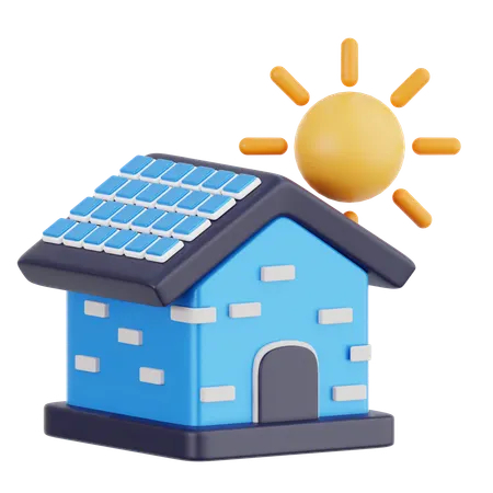 Eco House  3D Icon