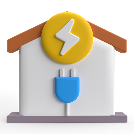 Eco House  3D Icon