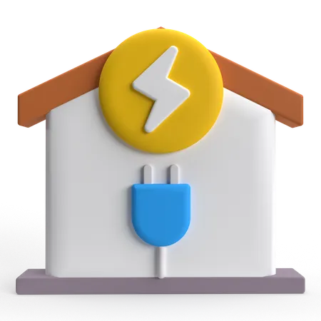 Eco House  3D Icon