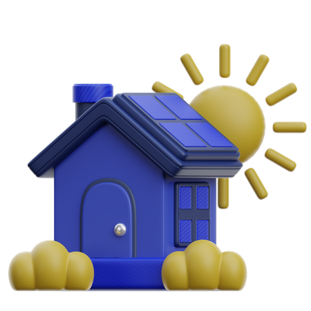 Eco House  3D Icon