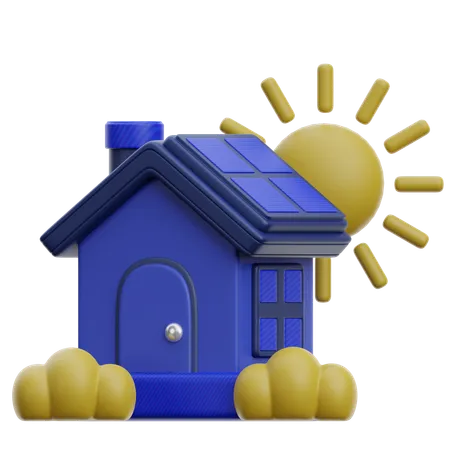 Eco House  3D Icon