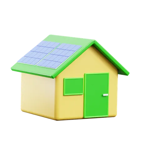 Eco House  3D Icon