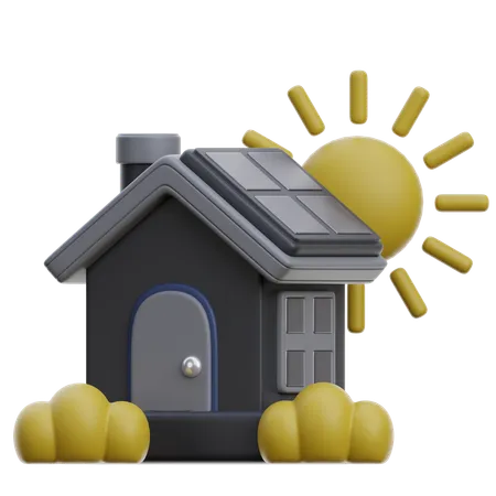 Eco House  3D Icon