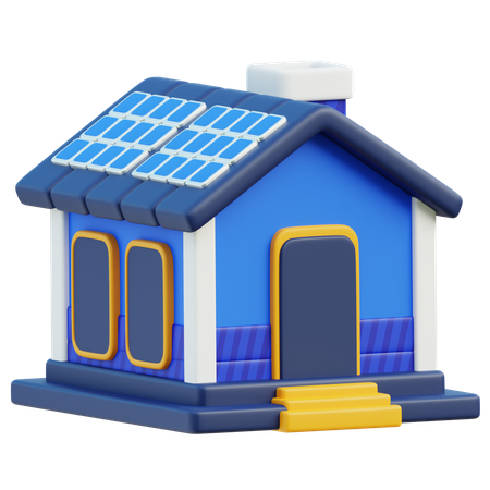 Eco House  3D Icon