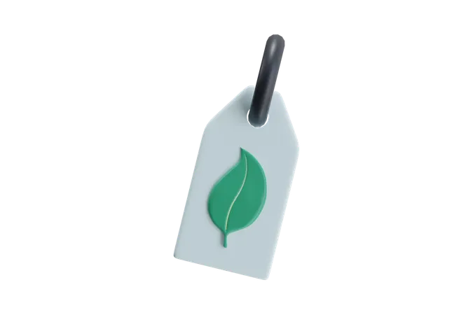 Eco Label  3D Icon