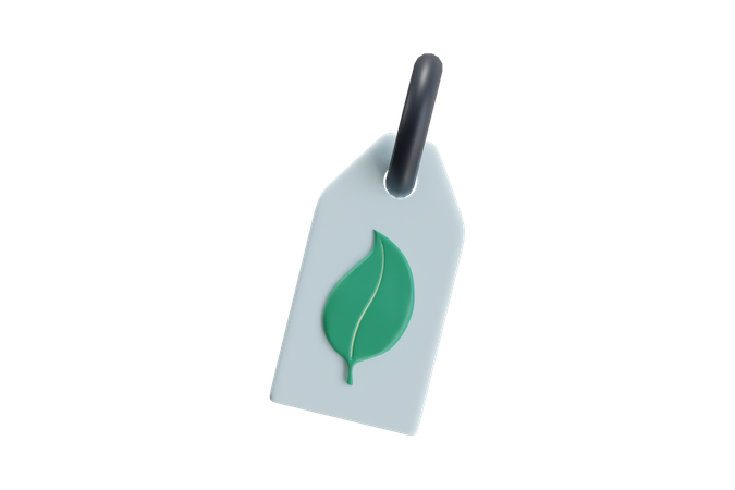 Eco Label  3D Icon