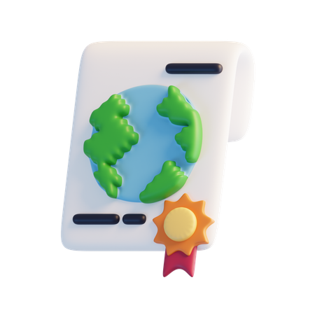 Eco Law  3D Icon