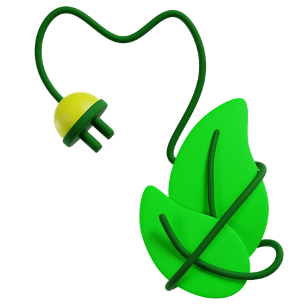 Eco Leaf  3D Icon