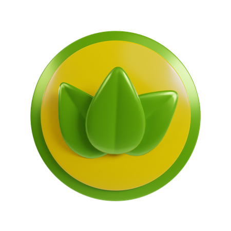 Eco Leaf  3D Icon