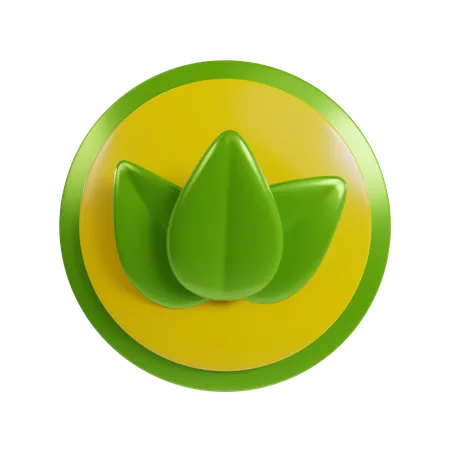 Eco Leaf  3D Icon