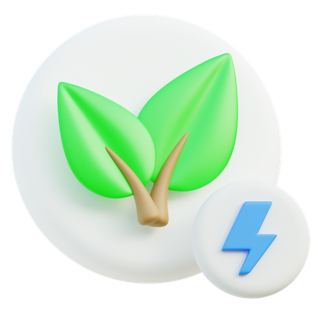 Eco Leaf  3D Icon