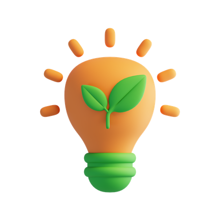 Eco Light  3D Icon