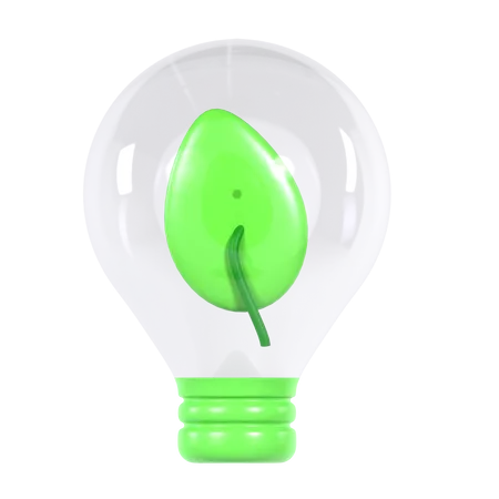 Eco Light  3D Icon