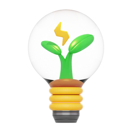 Eco Light  3D Icon