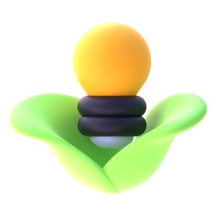 Eco Light  3D Icon