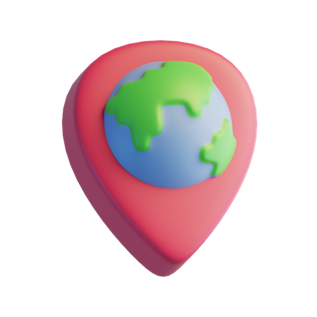 Eco Location  3D Icon