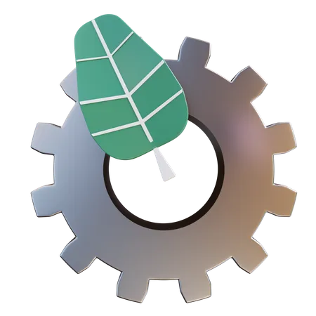 Eco Management  3D Icon