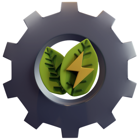 Eco Management  3D Icon