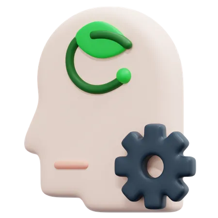 Eco Mind 3D Icon