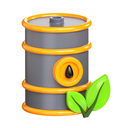 Eco Oil  3D Icon