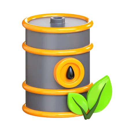 Eco Oil  3D Icon