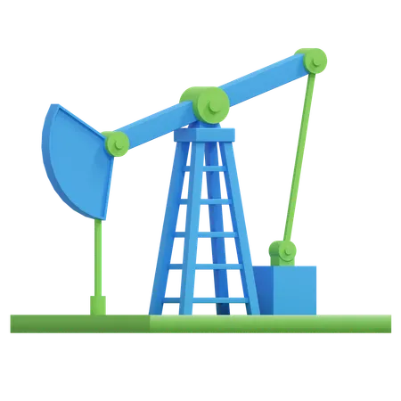 Eco Oilrig  3D Icon