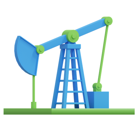 Eco Oilrig  3D Icon