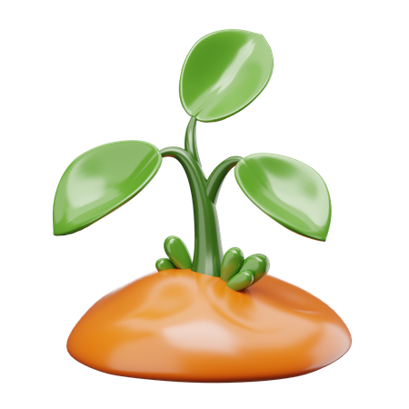 Eco Plant  3D Icon