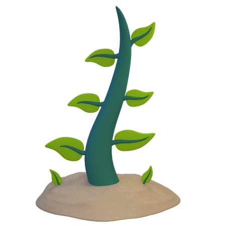 Eco Plant  3D Icon