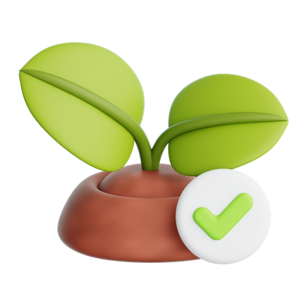 Eco Plant  3D Icon