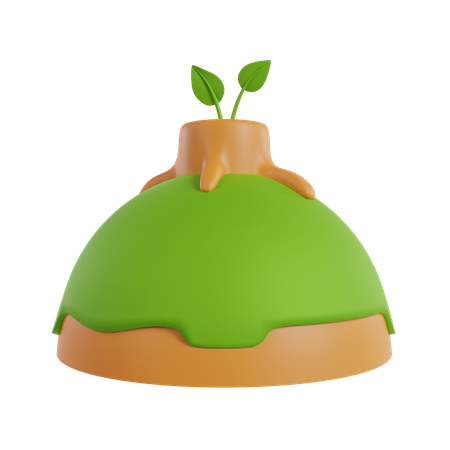 Eco Plant  3D Icon