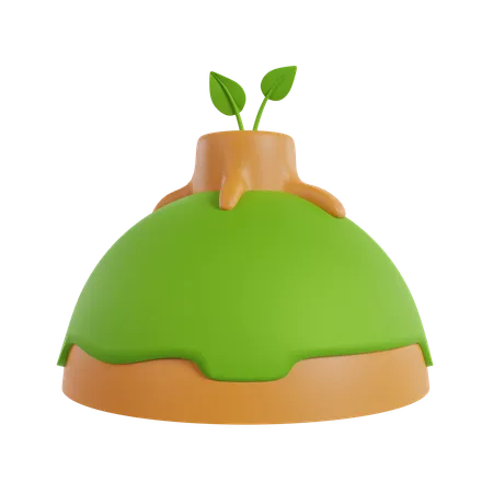 Eco Plant  3D Icon