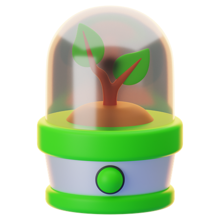 Eco Plant  3D Icon