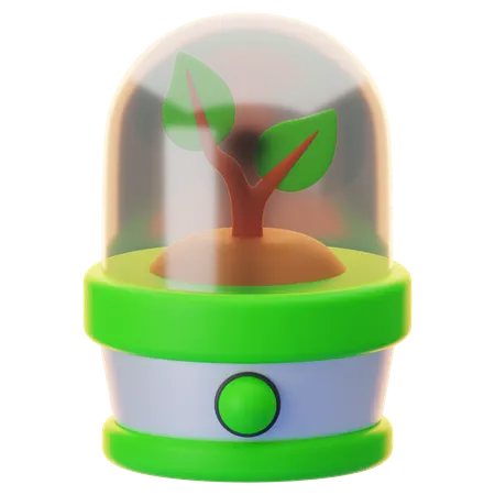Eco Plant  3D Icon