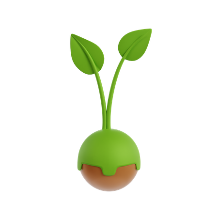 Plante écologique  3D Icon