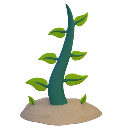 Plante écologique  3D Icon