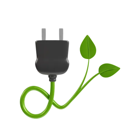 Eco Plug  3D Icon