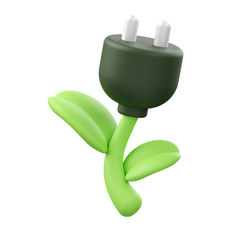 Eco Plug  3D Icon