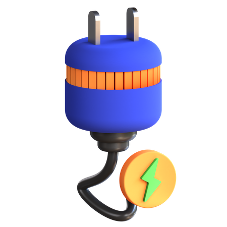 Eco Plug  3D Icon