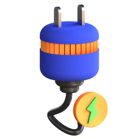 Eco Plug  3D Icon