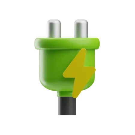 Eco Plug  3D Icon