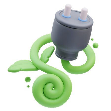 Eco Plug  3D Icon