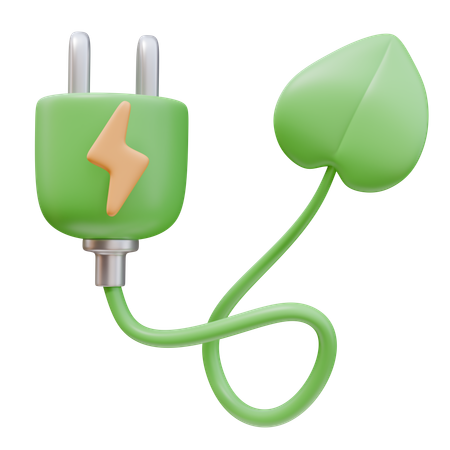 Eco Plug Socket  3D Icon