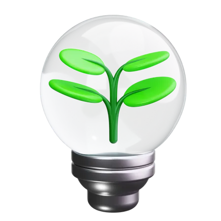 Energía ecológica  3D Icon