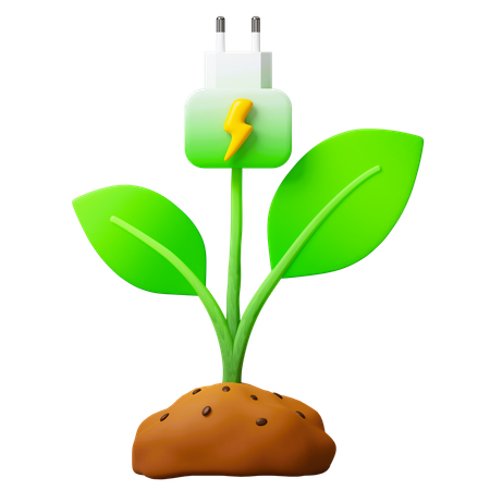 Eco Power  3D Icon