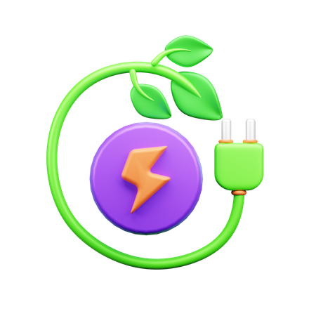 Énergie écologique  3D Icon