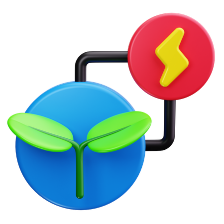 Énergie écologique  3D Icon