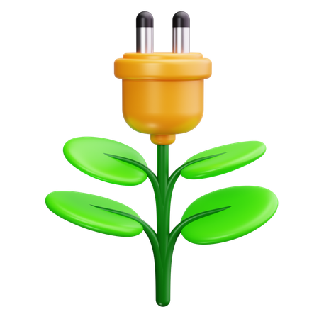 Eco Power  3D Icon