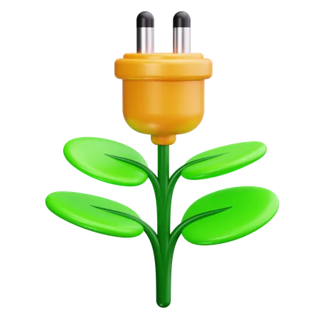 Eco Power  3D Icon